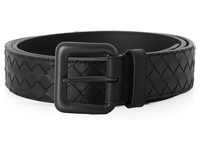 Bottega Veneta Cintura Intrecciato VN da uomo Nero - vista 3