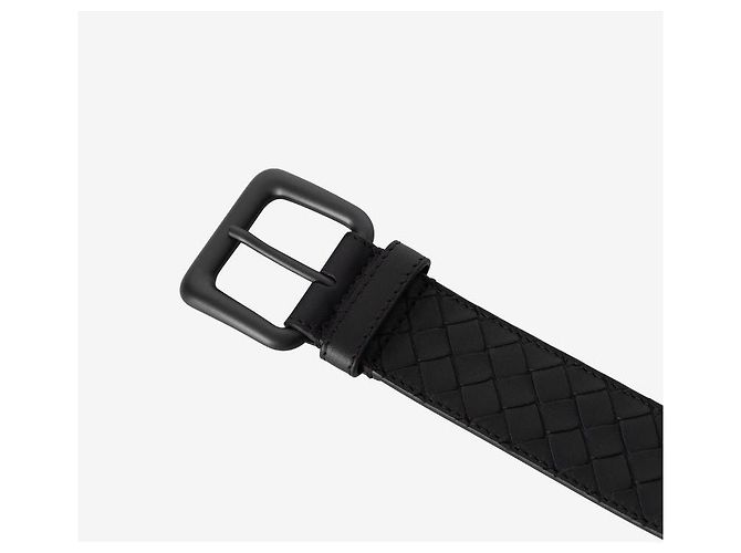 Bottega Veneta Cintura Intrecciato VN da uomo Nero - vista 5