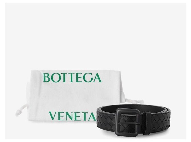 Bottega Veneta Cintura Intrecciato VN da uomo Nero - vista 9