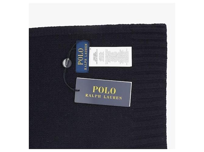 Ralph Lauren Flag Strickschal Schwarz - Ansicht 9