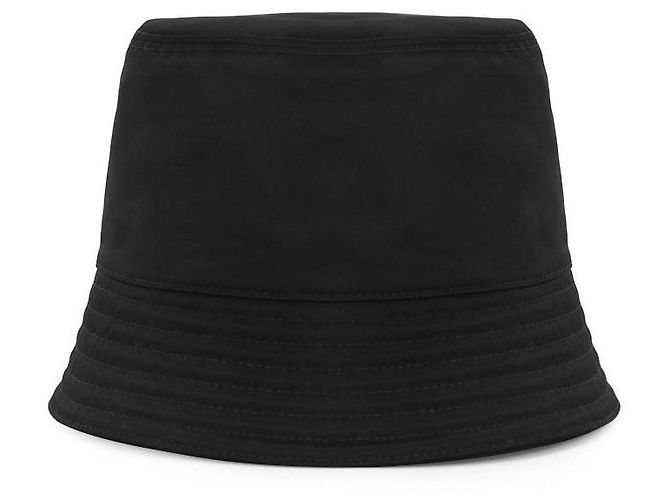Prada Nylon-Bucket-Hat mit Dreieckslogo für Damen - Ansicht 7