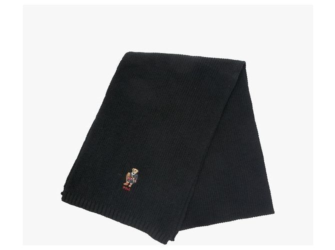 Ralph Lauren Sciarpa in maglia Holiday Bear Nero - vista 6