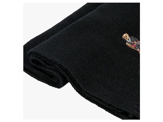 Ralph Lauren Sciarpa in maglia Holiday Bear Nero - vista 7