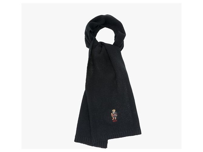 Ralph Lauren Sciarpa in maglia Holiday Bear Nero - vista 8