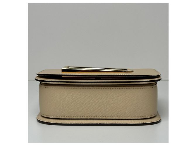 Delvaux Borsa a Spalla Ringo Beige Marrone - vista 11