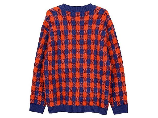 Gucci Karo-Strickjacke aus Wolle Größe Mehrfarben - Ansicht 2