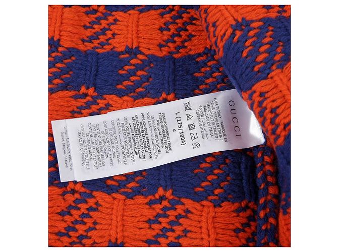 Gucci Karo-Strickjacke aus Wolle Größe Mehrfarben - Ansicht 6