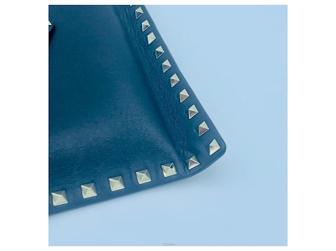 Valentino Clutch Rockstud Nero - vista 6
