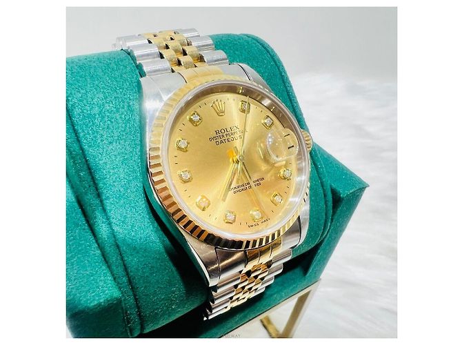 Orologio da uomo Rolex Datejust Diamond Combination Multicolore - vista 2