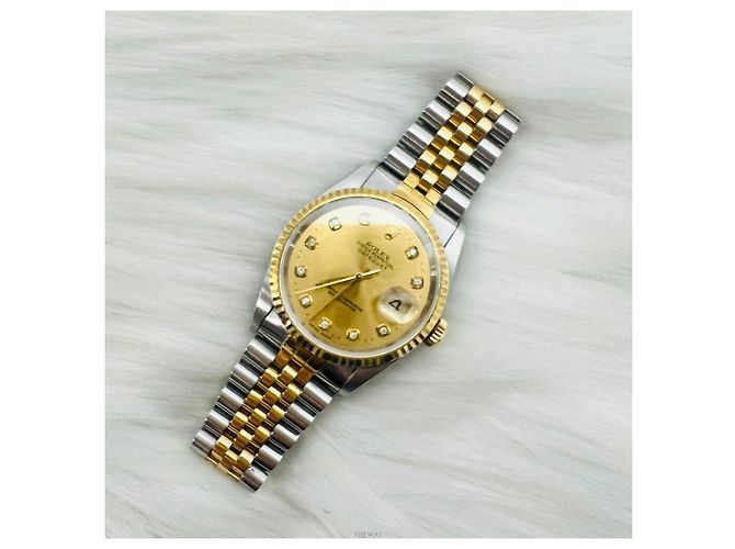 Orologio da uomo Rolex Datejust Diamond Combination Multicolore - vista 6