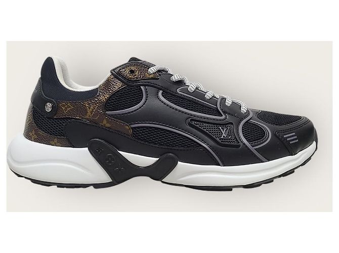 Louis Vuitton Sneakers Olympia Monogram LV Nere Nero - vista 2