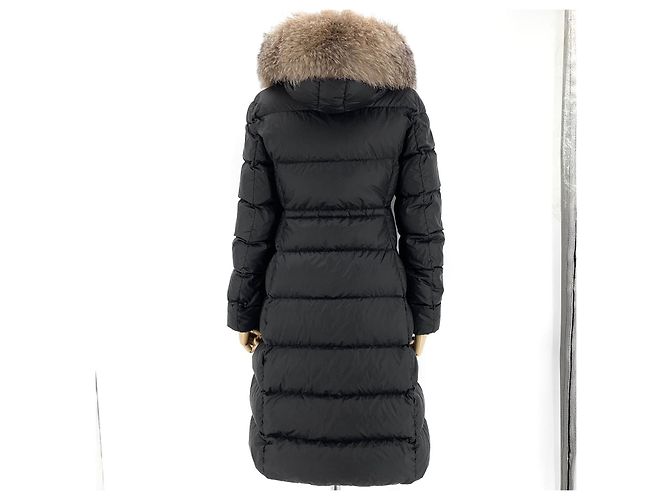 Moncler Boeidic Langdunenjacke mit Fuchsfell Schwarz - Ansicht 6