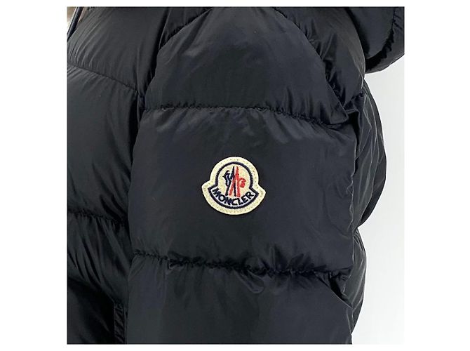 Moncler Boeidic Langdunenjacke mit Fuchsfell Schwarz - Ansicht 7
