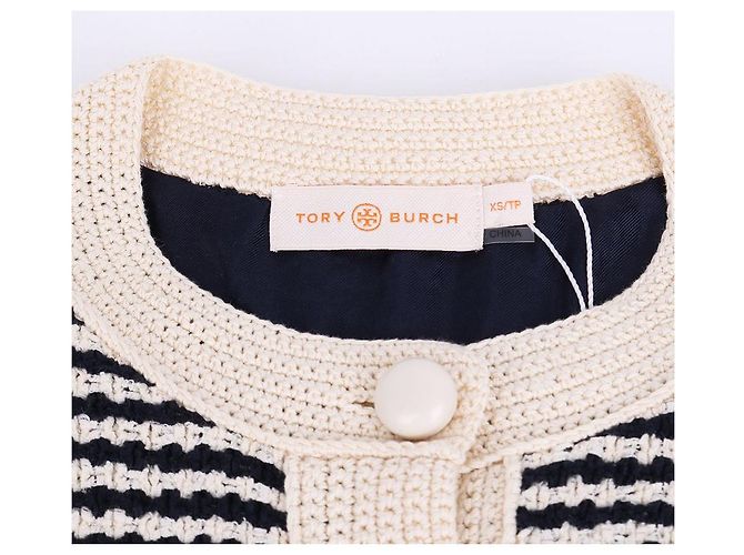 Tory Burch Kendra Crochet Cardigan XS Weiß - Ansicht 5