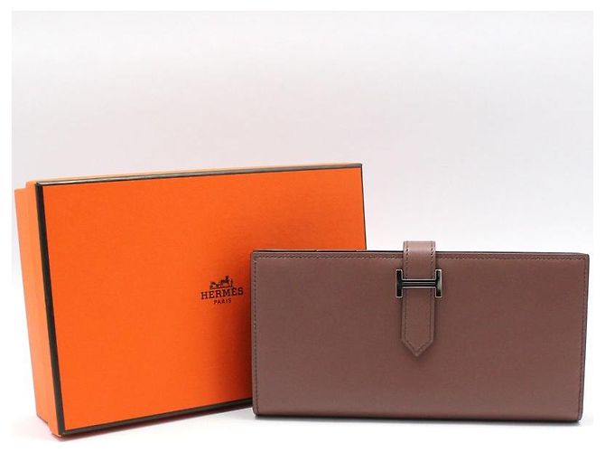 Hermès Cartera larga Swift Vian Silver sin usar Roja - vista 2