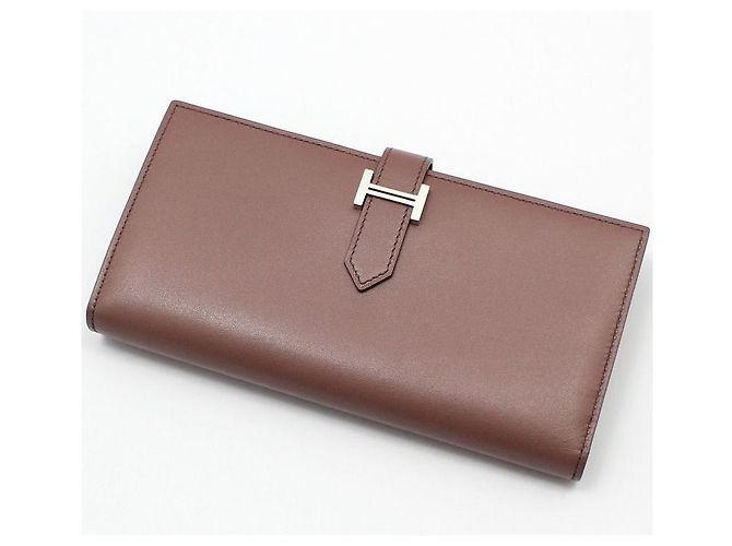 Hermès Cartera larga Swift Vian Silver sin usar Roja - vista 3