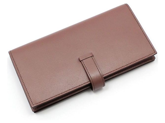 Hermès Cartera larga Swift Vian Silver sin usar Roja - vista 4
