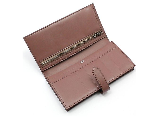 Hermès Cartera larga Swift Vian Silver sin usar Roja - vista 6