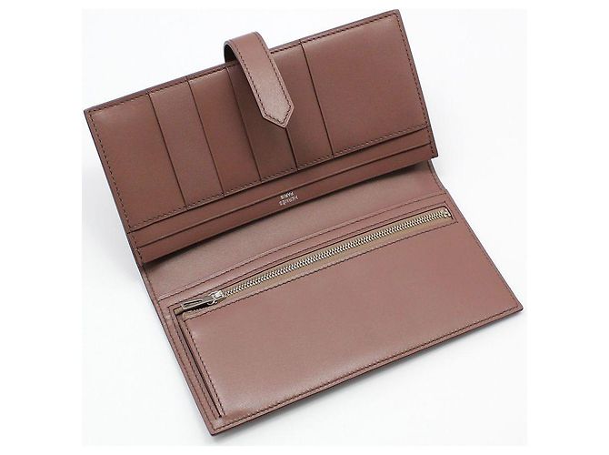 Hermès Cartera larga Swift Vian Silver sin usar Roja - vista 7