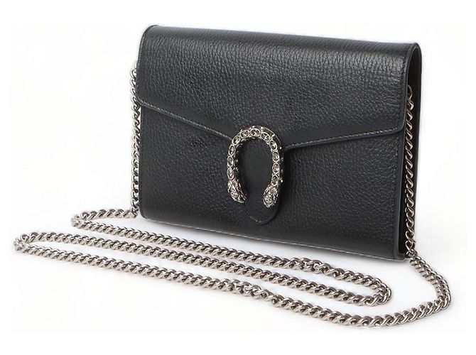 Gucci Mini borsa a tracolla Dionysus con catena Nero - vista 2