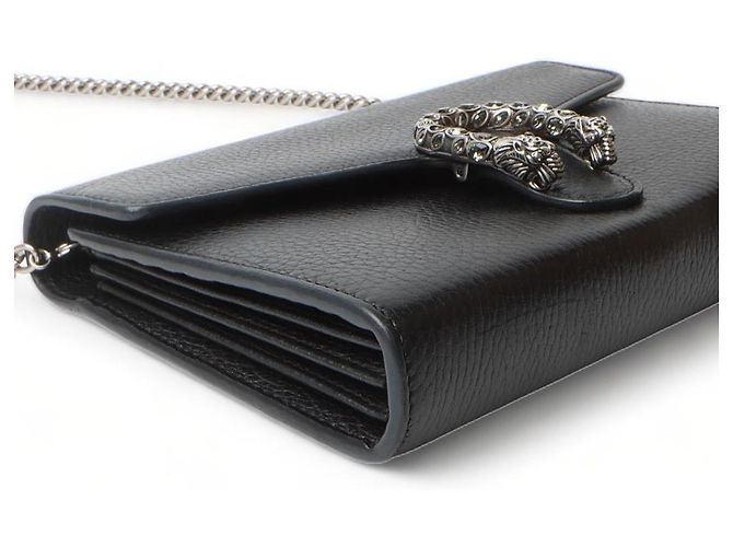 Gucci Mini borsa a tracolla Dionysus con catena Nero - vista 5