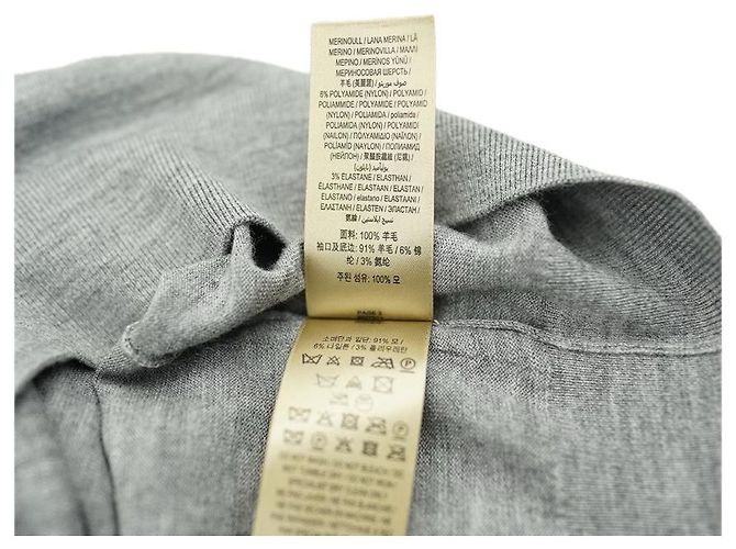 Burberry Suéter de lana BEMPTON en Gris Castaño - vista 10