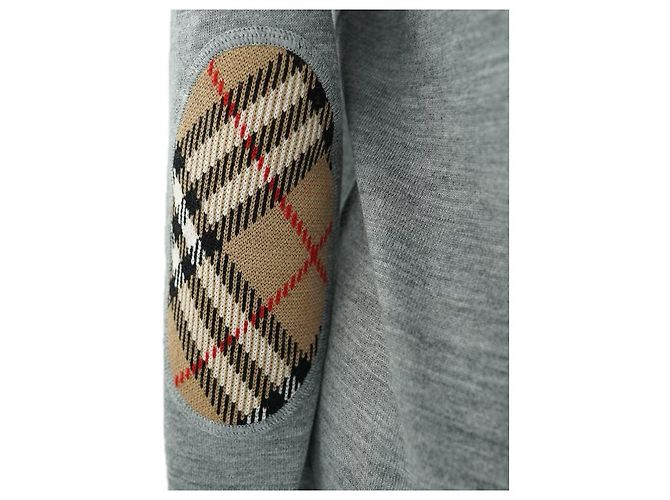 Burberry Suéter de lana BEMPTON en Gris Castaño - vista 6