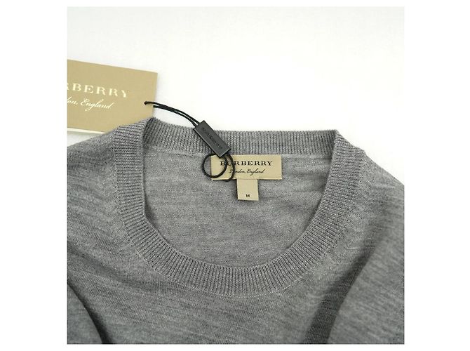 Burberry Suéter de lana BEMPTON en Gris Castaño - vista 8