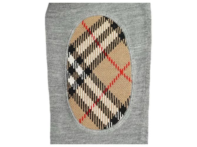 Burberry Suéter de lana BEMPTON en Gris Castaño - vista 9