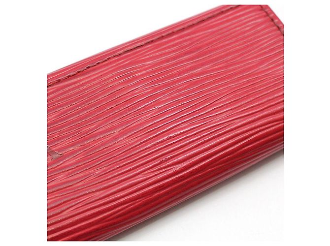 Louis Vuitton Red Ep leather Multi-Clip Key Holder Key Wallet - view 4