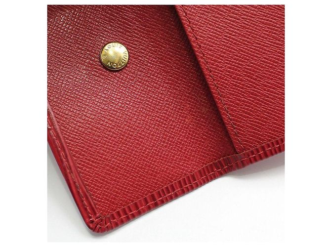 Louis Vuitton Red Ep leather Multi-Clip Key Holder Key Wallet - view 6