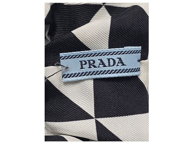 Prada Re-Nylon Scrunchie Silvery - view 5