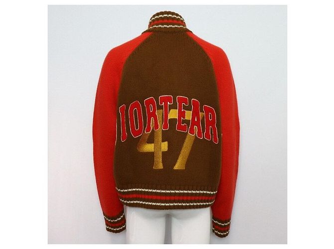 Dior Giacca blouson in jersey di lana e cashmere con balze per uomo Multicolore - vista 4