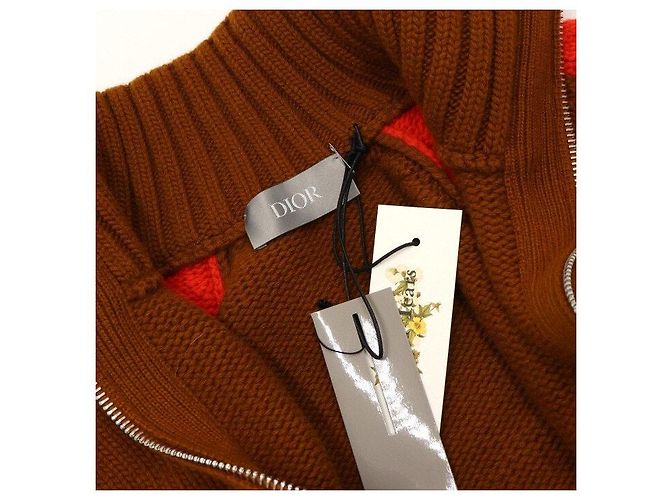 Dior Giacca blouson in jersey di lana e cashmere con balze per uomo Multicolore - vista 5