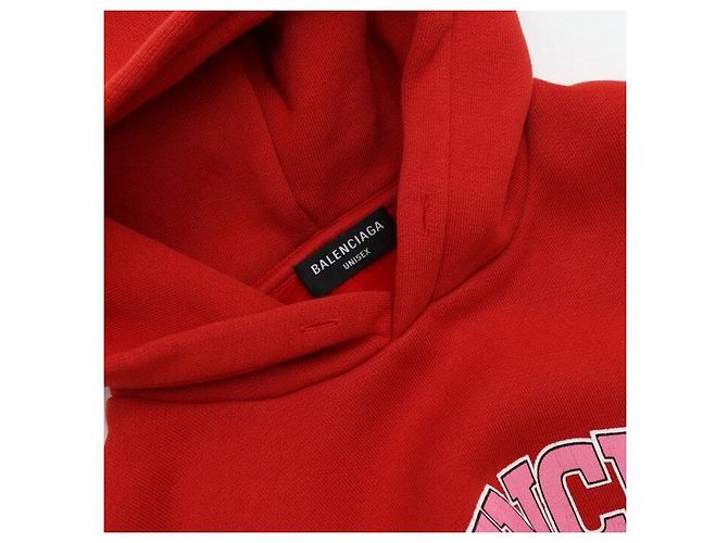 Balenciaga Sudadera de forro polar Red Artwork para hombre T-Shirt - vista 5