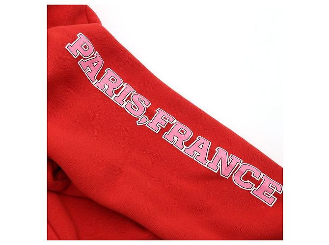 Balenciaga Sudadera de forro polar Red Artwork para hombre T-Shirt - vista 7