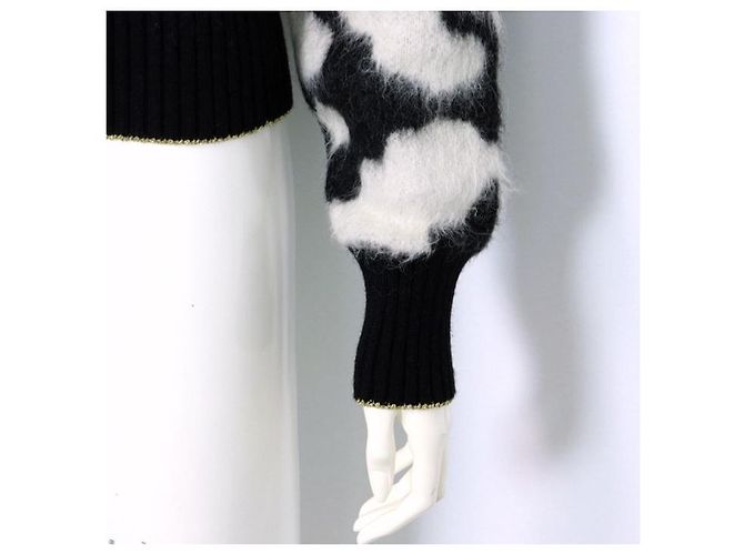 Chanel Pulóver de punto de alpaca para mujer Blanco - vista 3