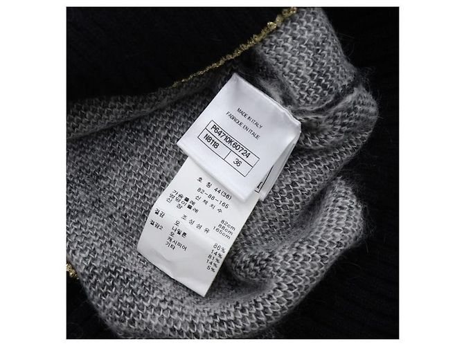 Chanel Pulóver de punto de alpaca para mujer Blanco - vista 7
