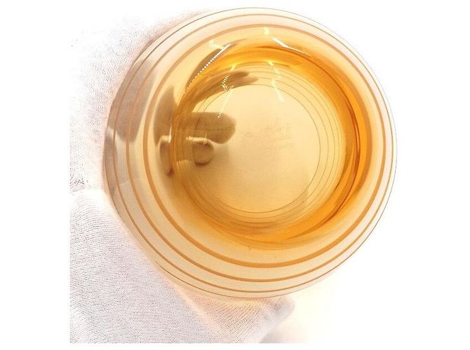 Hermès Amber Fanfare Kristall Old Fashioned Glas-Set Orange - Ansicht 3