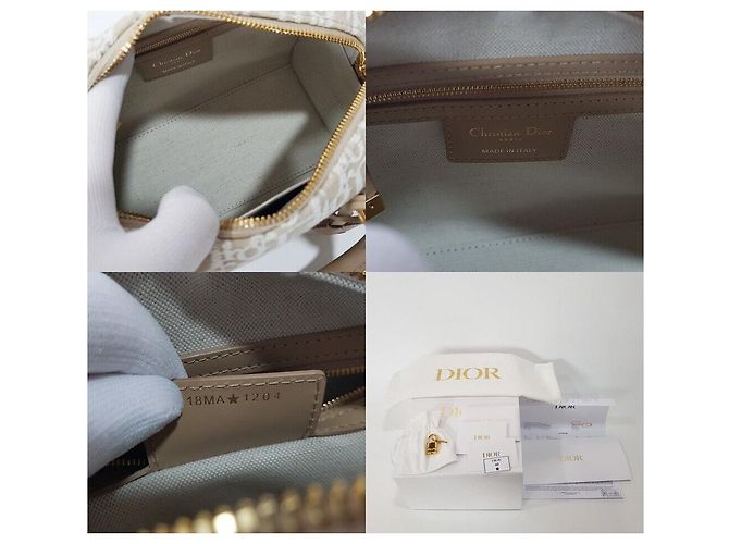 Dior New Groove Oblique Jacquard Natural Multicolore - vista 10