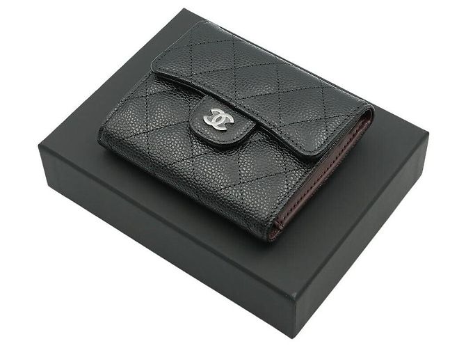 Chanel Cartera Caviar Negro - vista 6