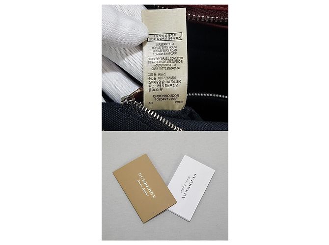 Burberry Borsa a Spalla Hako Tote Ashby Check - vista 10