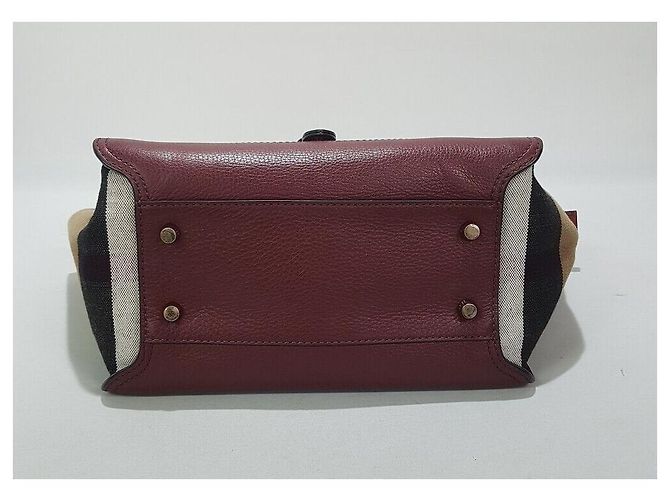 Burberry Borsa a Spalla Hako Tote Ashby Check - vista 5
