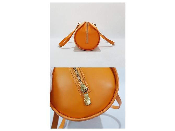 Louis Vuitton Borsa Epi Pavilon Papillon Arancione - vista 4