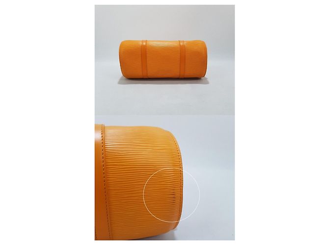 Louis Vuitton Borsa Epi Pavilon Papillon Arancione - vista 7