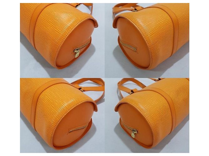 Louis Vuitton Borsa Epi Pavilon Papillon Arancione - vista 8
