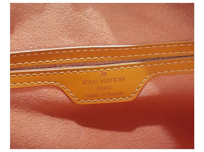Louis Vuitton Borsa Epi Pavilon Papillon Arancione - vista 9