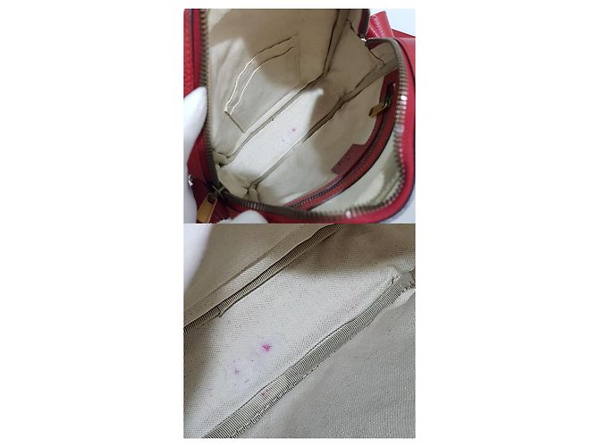 Gucci Borsa a tracolla con logo stampato Rosso - vista 8