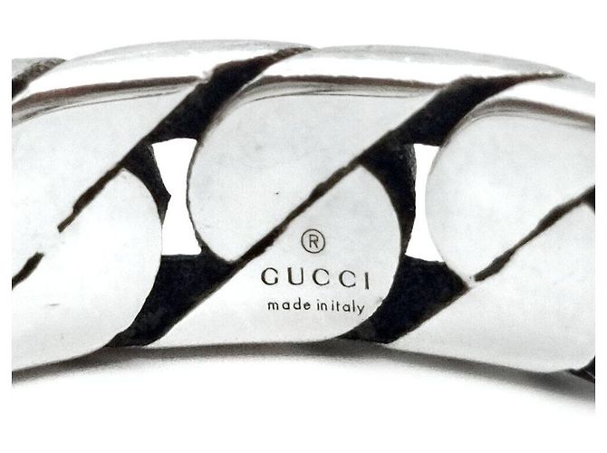 Gucci Interlocking Silver Ring - view 2