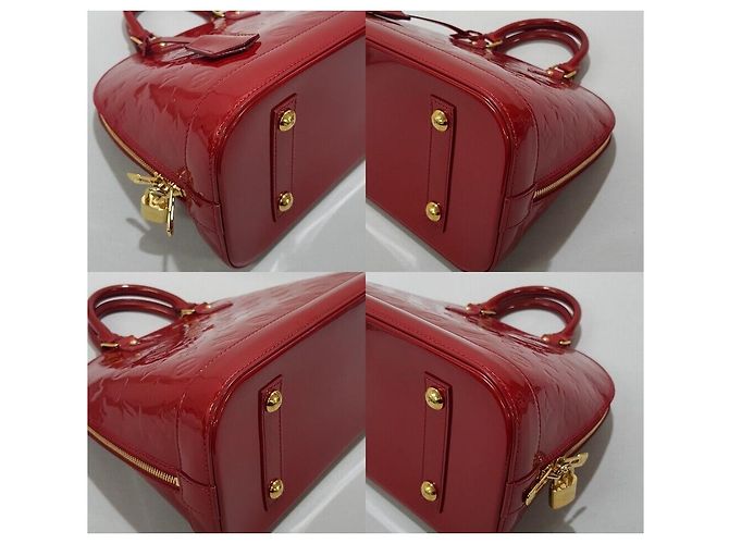 Louis Vuitton Vernis Alma PM Rosso - vista 8